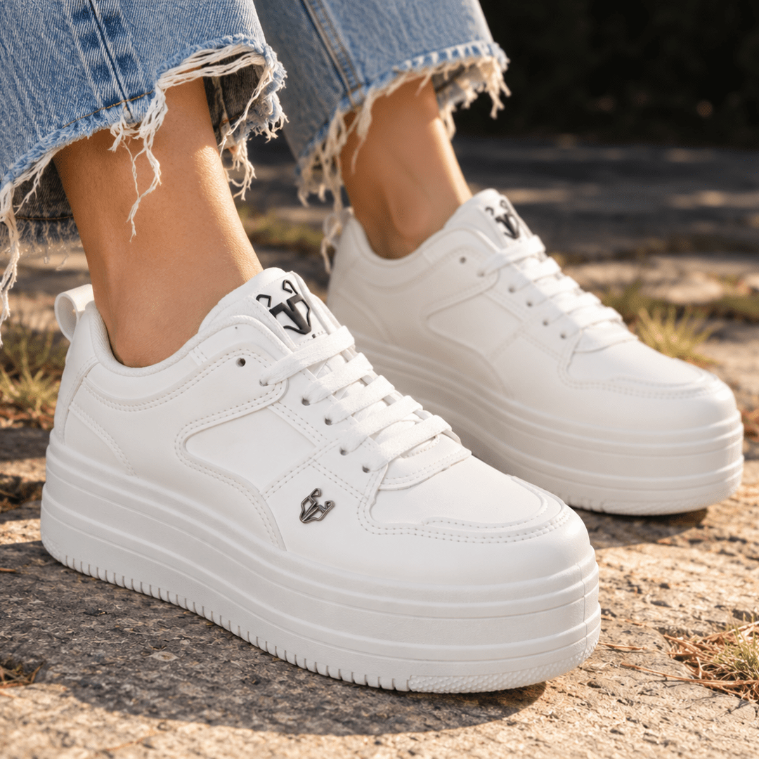 Tenis Blanco Mujer 38562 - Gotta Mexico