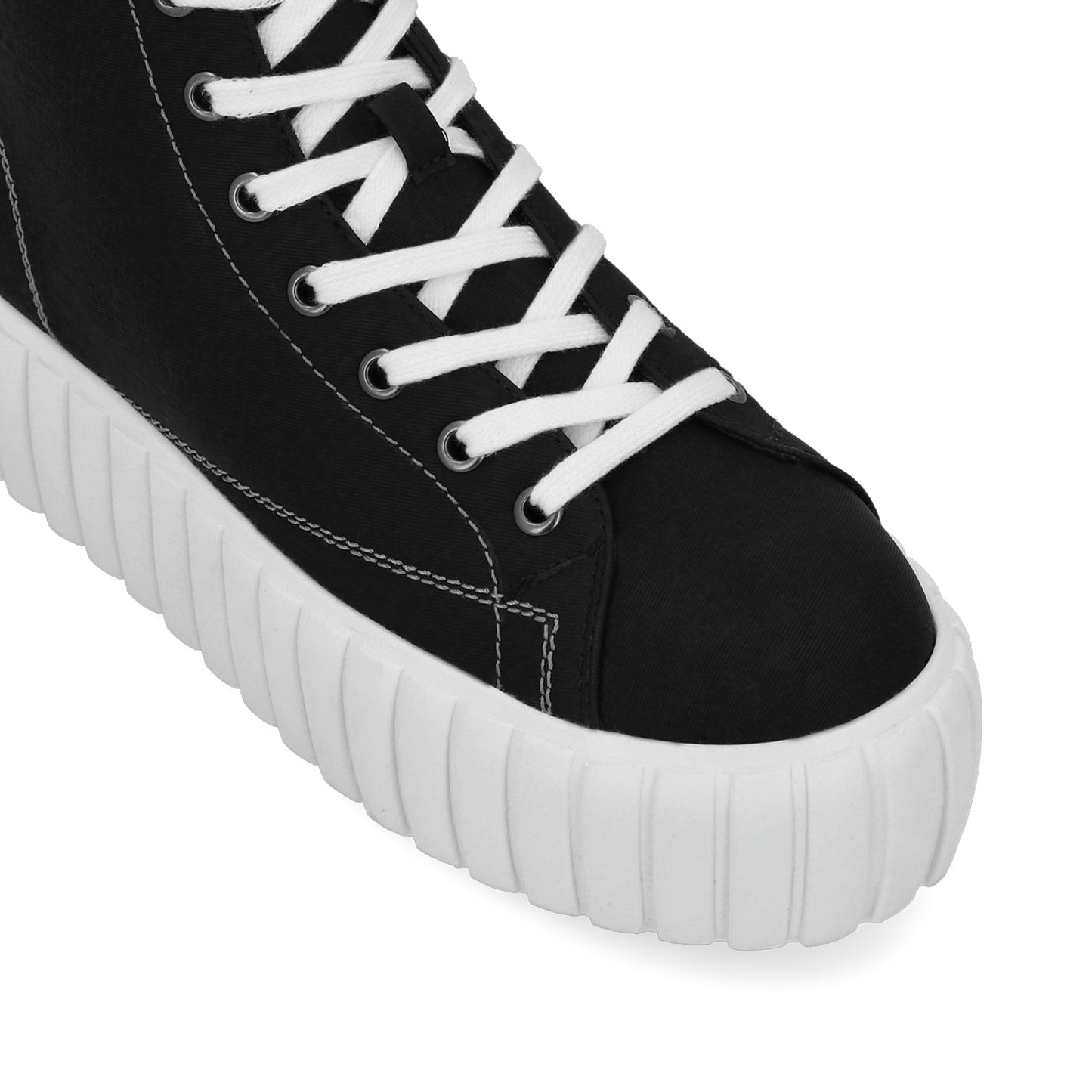 Tenis Caña Negro Mujer 43072
