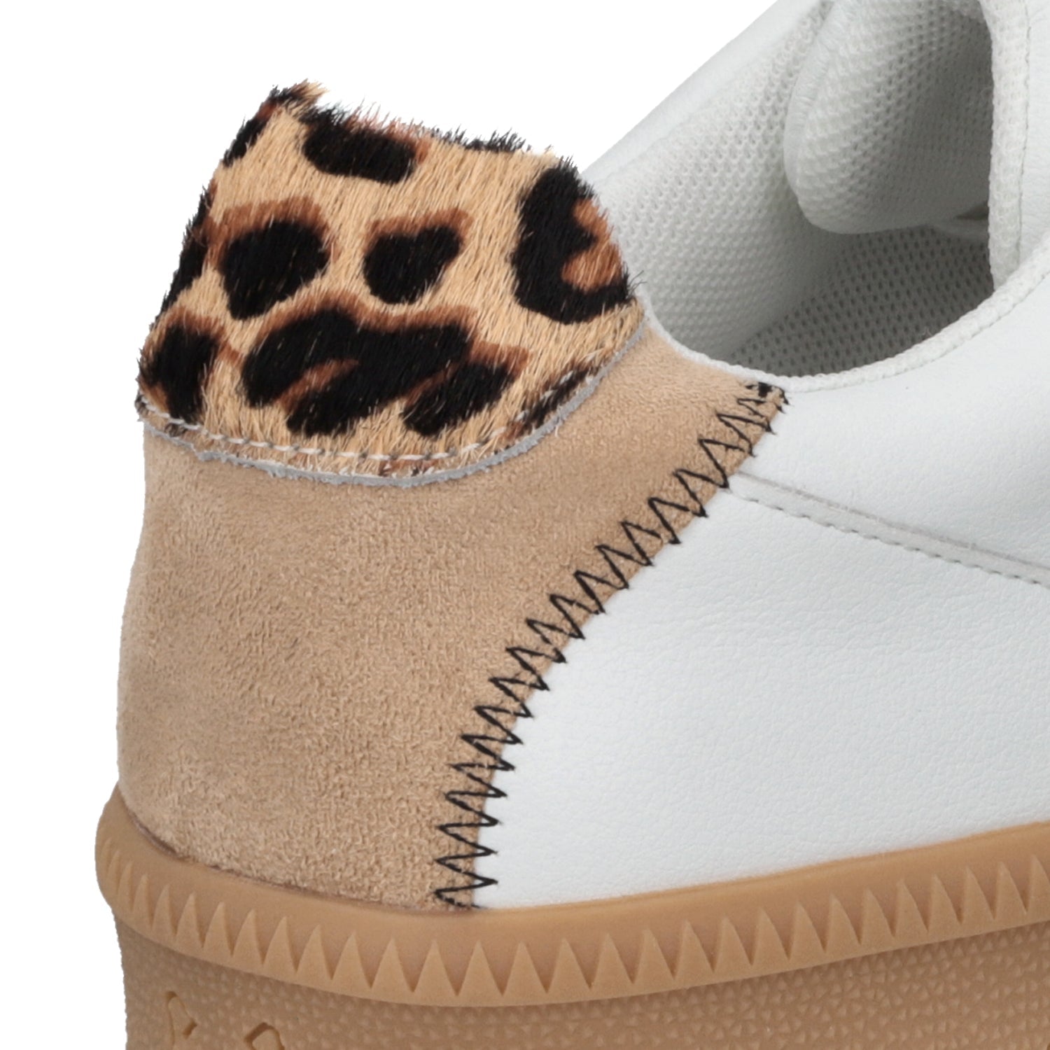 Tenis Cuero Plataforma Blanca Mujer 67310 - Gotta Mexico