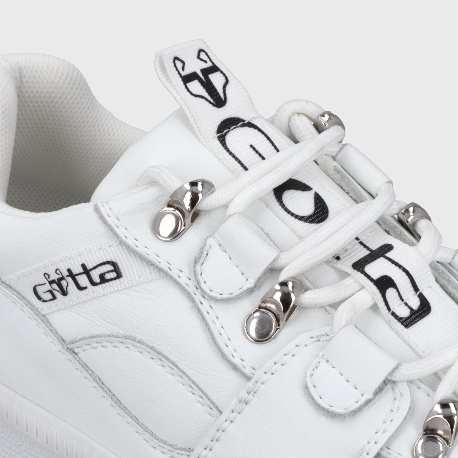 Tenis Cuero Plataforma Blanca Mujer 67312 - Gotta Mexico
