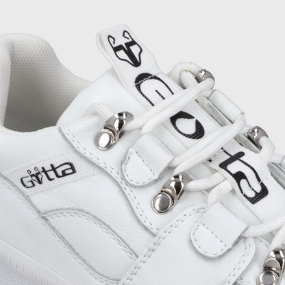 Tenis Cuero Plataforma Blanca Mujer 67312 - Gotta Mexico