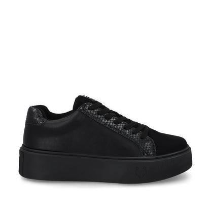 Tenis Negro Brillante Mujer 43042
