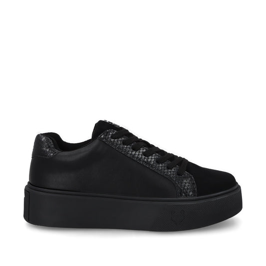 Tenis Negro Brillante Mujer 43042