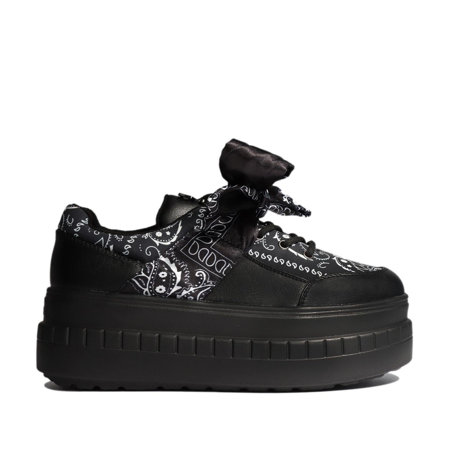 Tenis Negro Estampada Mujer 13265 - Gotta Mexico