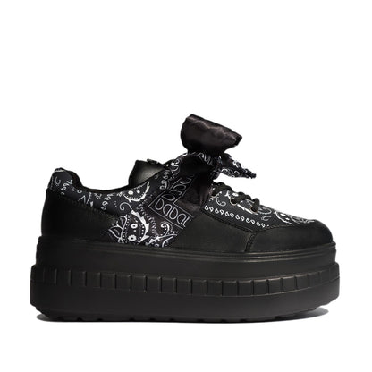 Tenis Negro Estampada Mujer 13265 - Gotta Mexico