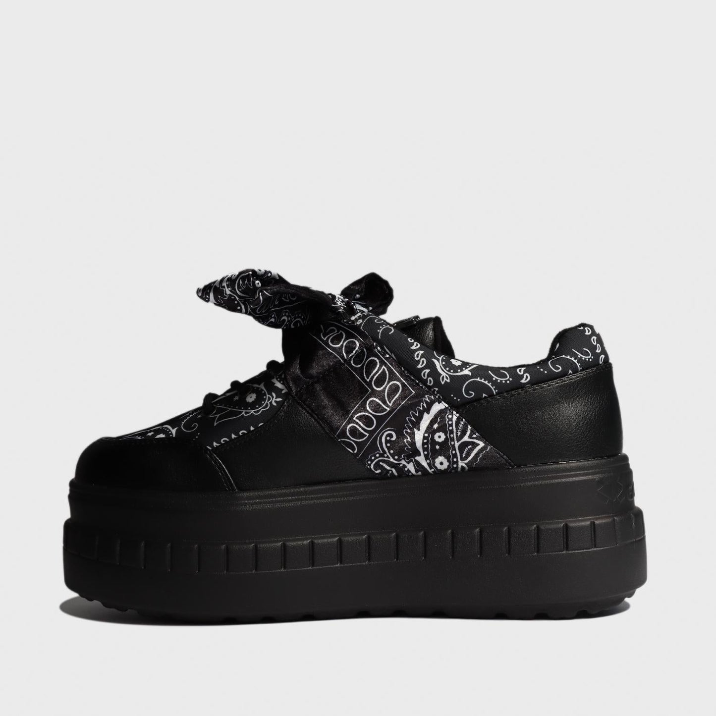 Tenis Negro Estampada Mujer 13265 - Gotta Mexico