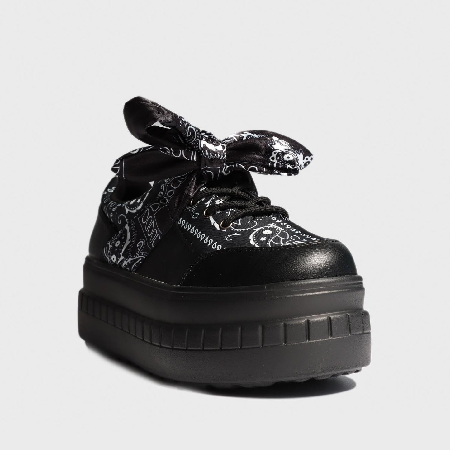 Tenis Negro Estampada Mujer 13265 - Gotta Mexico