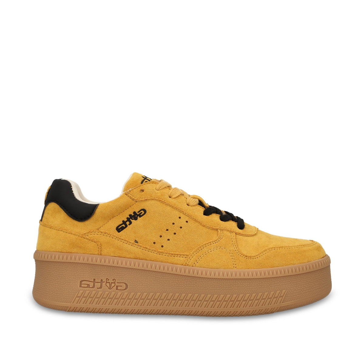 Tenis Plataforma Amarilla Mujer 67313 - Gotta Mexico