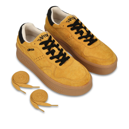 Tenis Plataforma Amarilla Mujer 67313 - Gotta Mexico