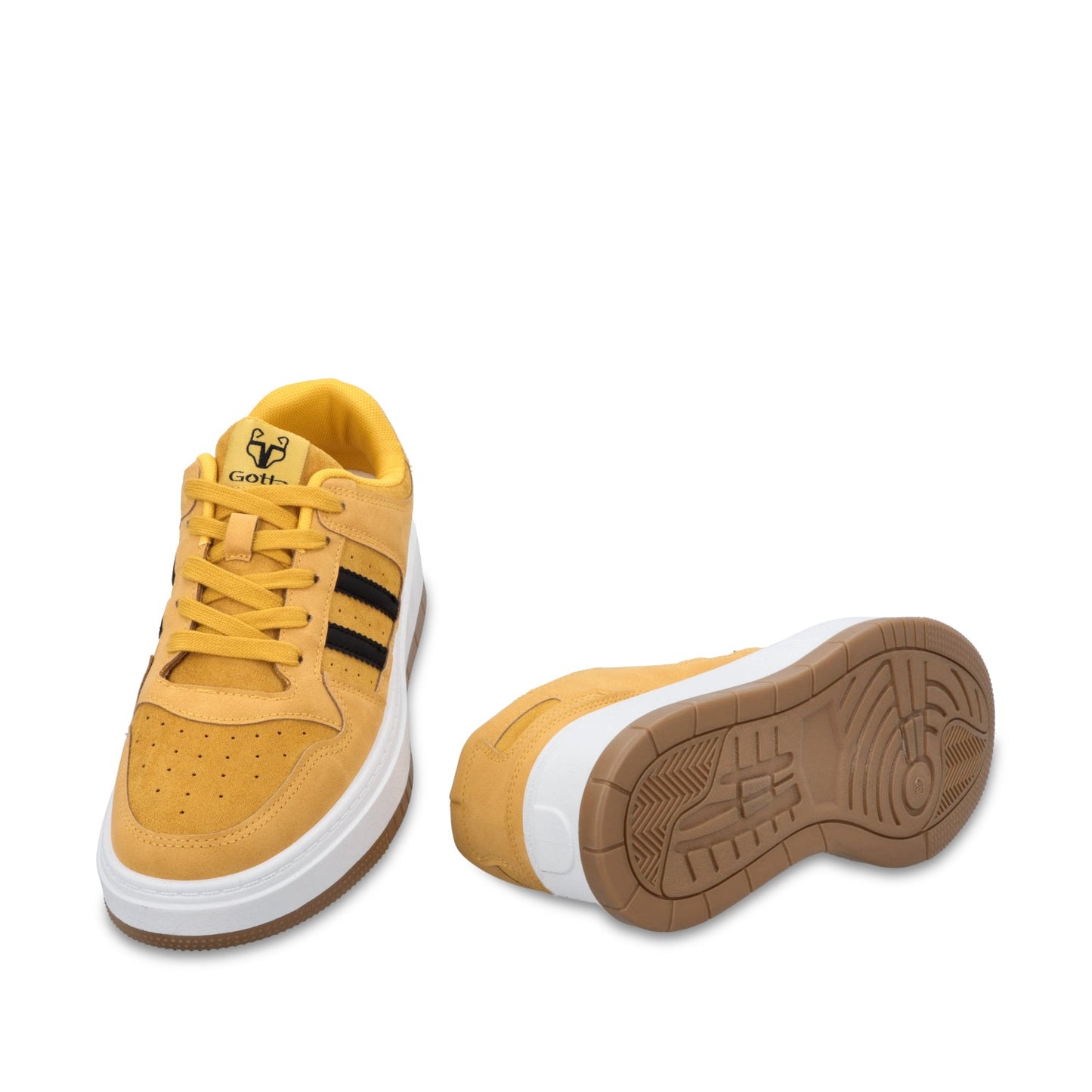 Tenis Plataforma Amarillo Mujer 58030 - Gotta Mexico