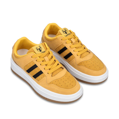 Tenis Plataforma Amarillo Mujer 58030 - Gotta Mexico