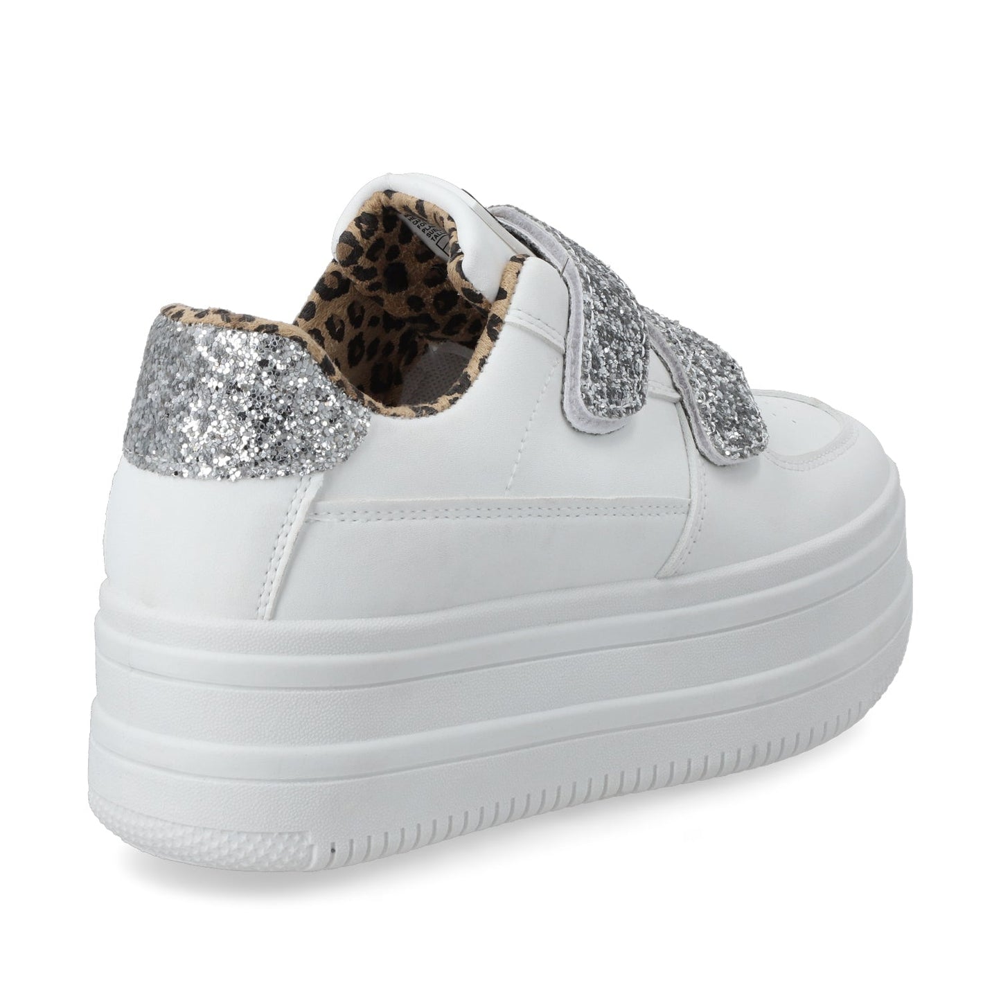 Tenis Plataforma Blanca Mujer 38561
