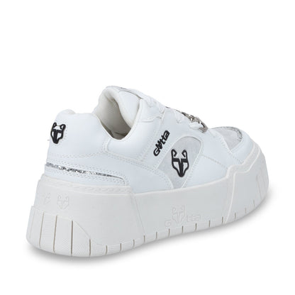 Tenis Plataforma Blanca Mujer 43111