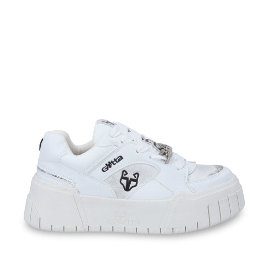 Tenis Plataforma Blanca Mujer 43111