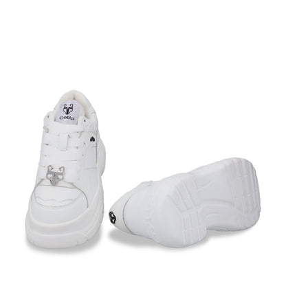 Tenis Plataforma Blanca Mujer 9724A - Gotta Mexico