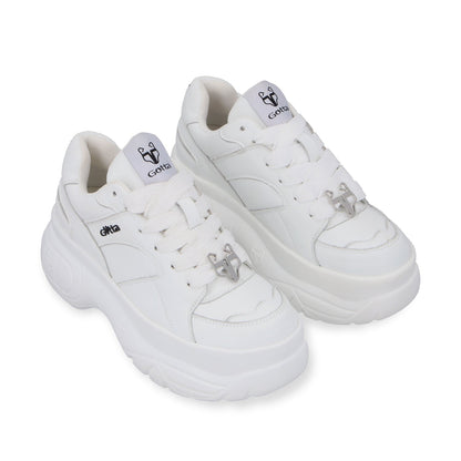 Tenis Plataforma Blanca Mujer 9724A - Gotta Mexico