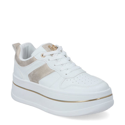 Tenis Plataforma Blancos Mujer 58010