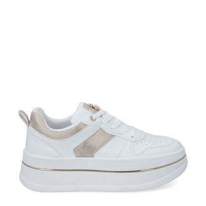 Tenis Plataforma Blancos Mujer 58010
