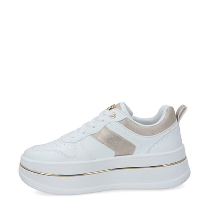 Tenis Plataforma Blancos Mujer 58010