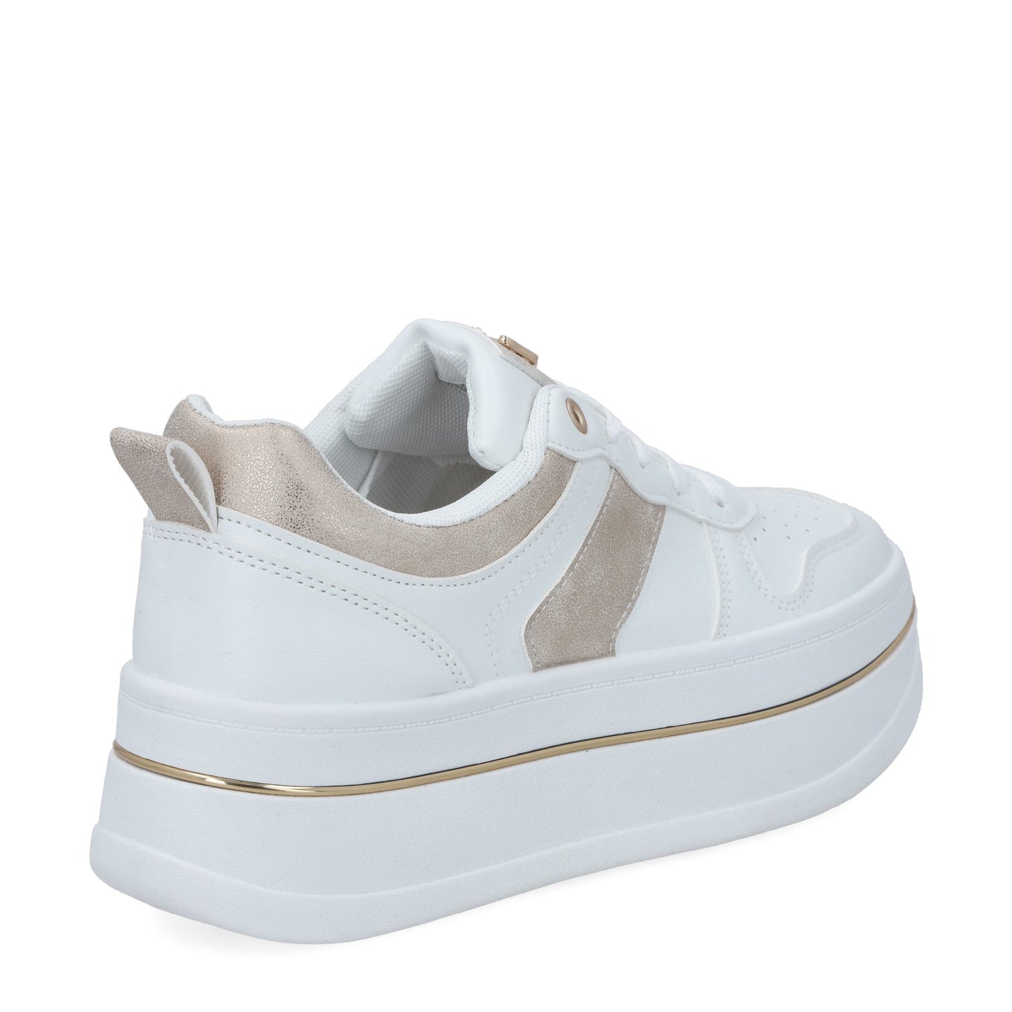 Tenis Plataforma Blancos Mujer 58010