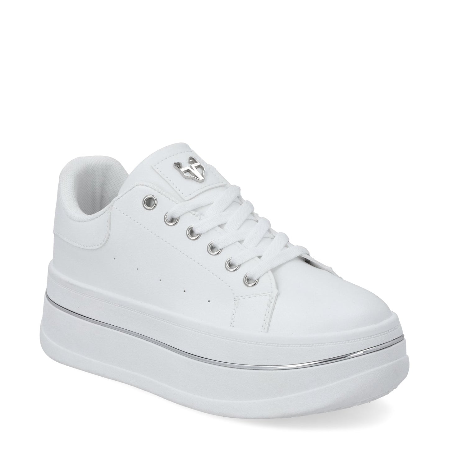 Tenis Plataforma Blancos Mujer 58011