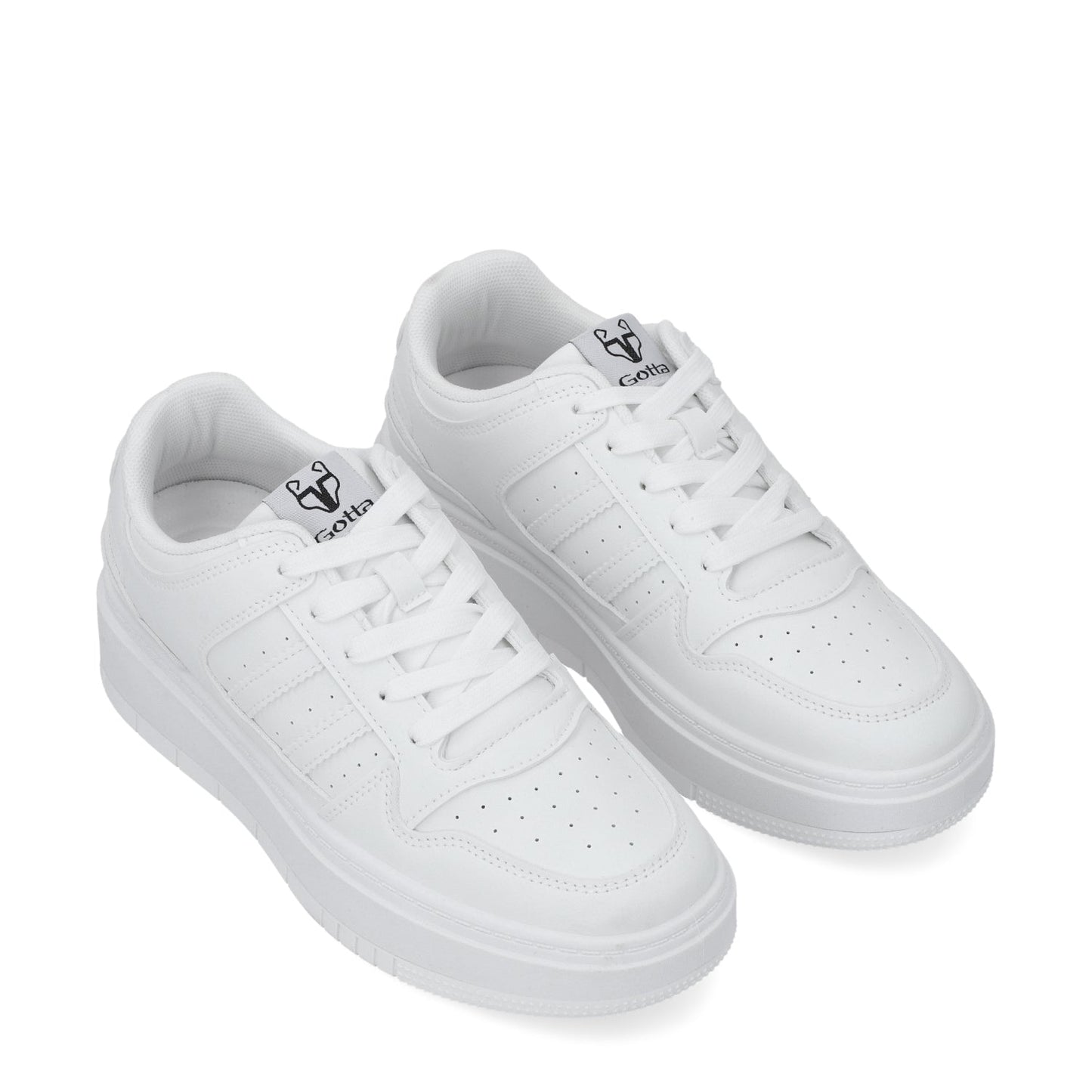 Tenis Plataforma Blancos Mujer 58030