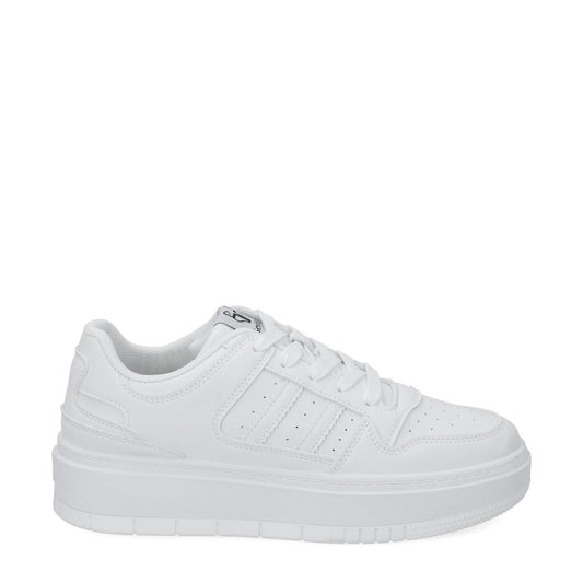 Tenis Plataforma Blancos Mujer 58030