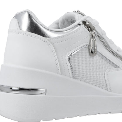 Tenis Plataforma Blancos  Mujer 58040