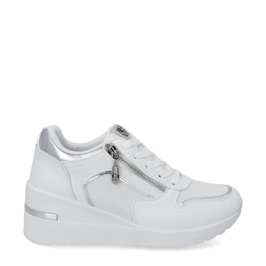 Tenis Plataforma Blancos  Mujer 58040