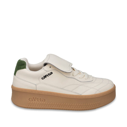 Tenis Plataforma Cuero Beige Mujer 67311 - Gotta Mexico