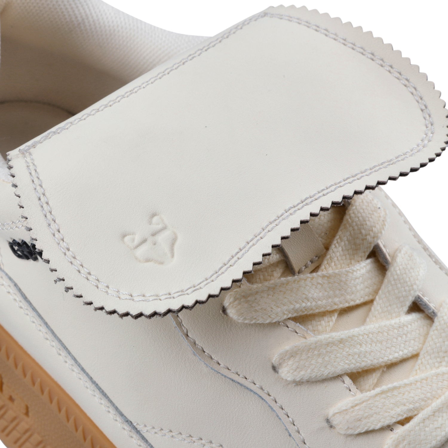 Tenis Plataforma Cuero Beige Mujer 67311 - Gotta Mexico