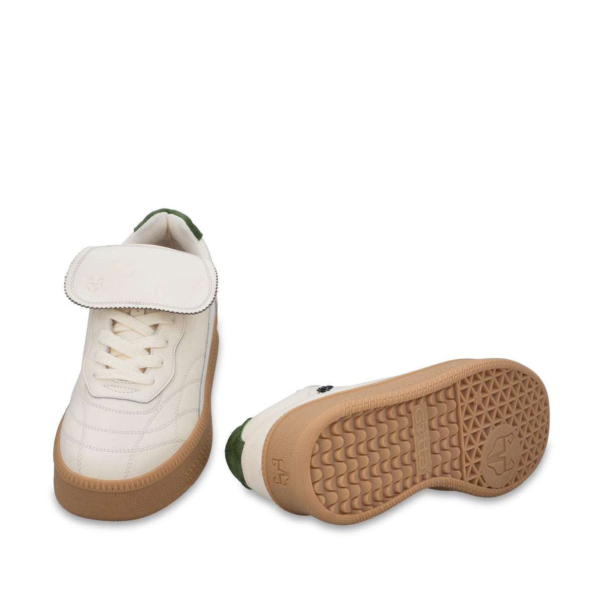 Tenis Plataforma Cuero Beige Mujer 67311 - Gotta Mexico