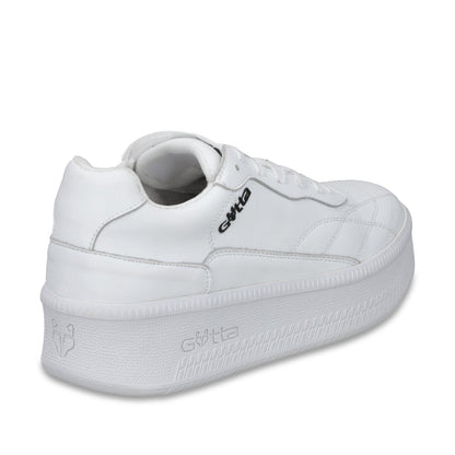 Tenis Plataforma Cuero Blanca Mujer 67311 - Gotta Mexico