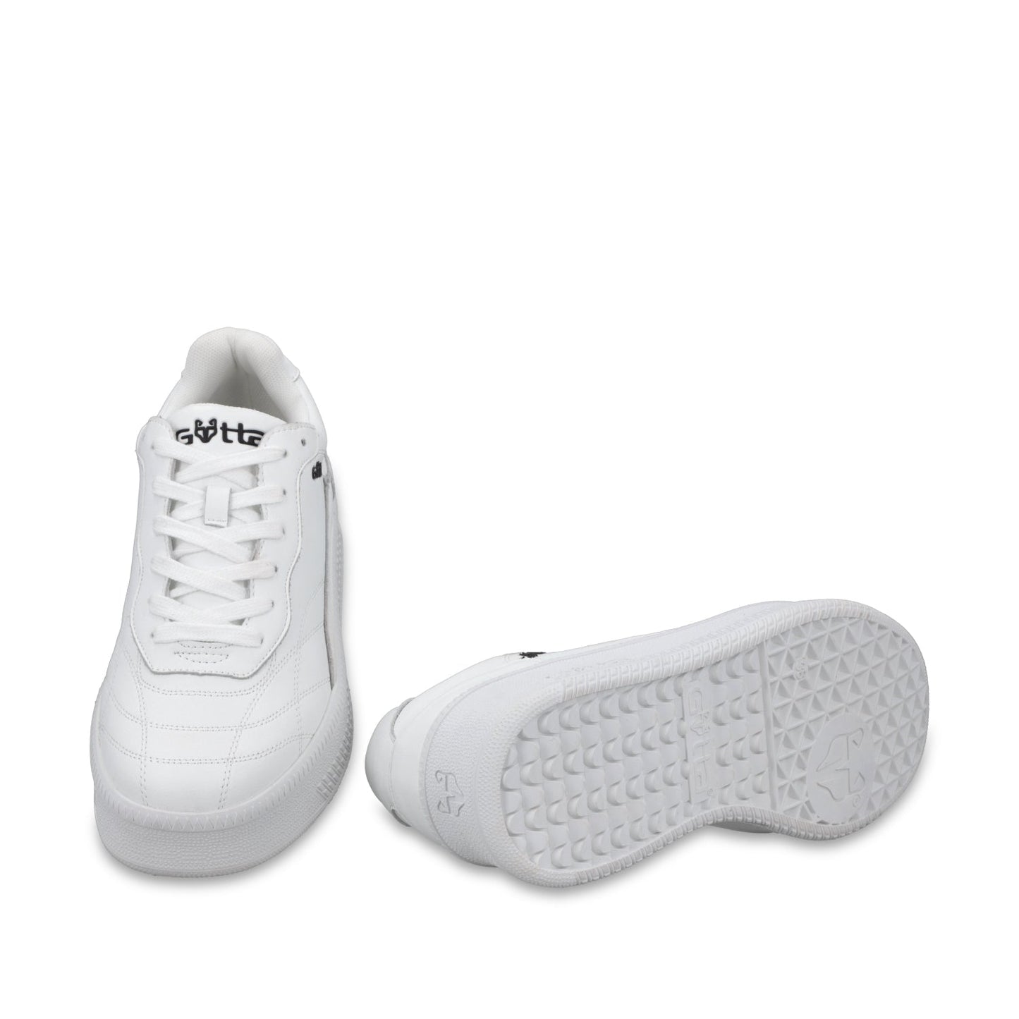 Tenis Plataforma Cuero Blanca Mujer 67311 - Gotta Mexico