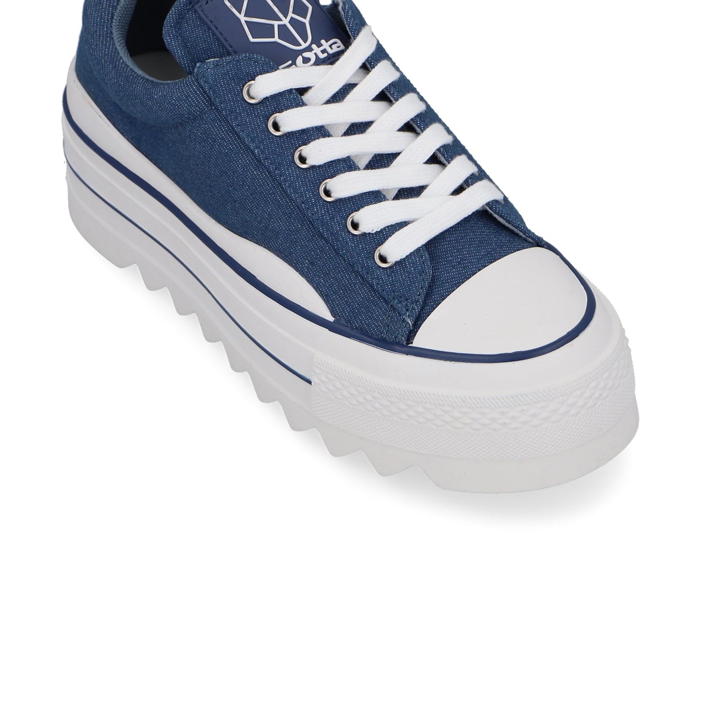 Tenis Plataforma Denim Mujer 33740