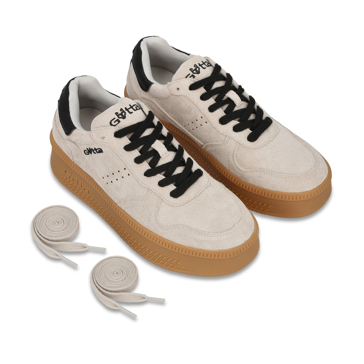 Tenis Plataforma Gris Mujer 67313 - Gotta Mexico