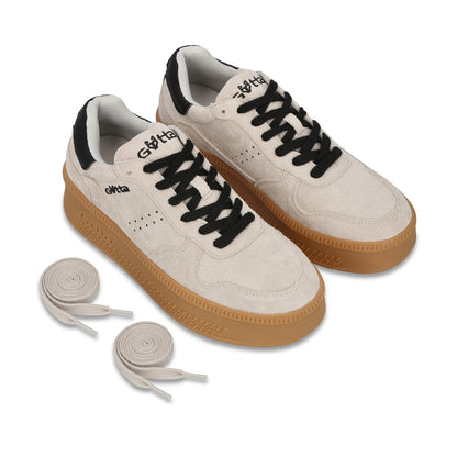 Tenis Plataforma Gris Mujer 67313 - Gotta Mexico