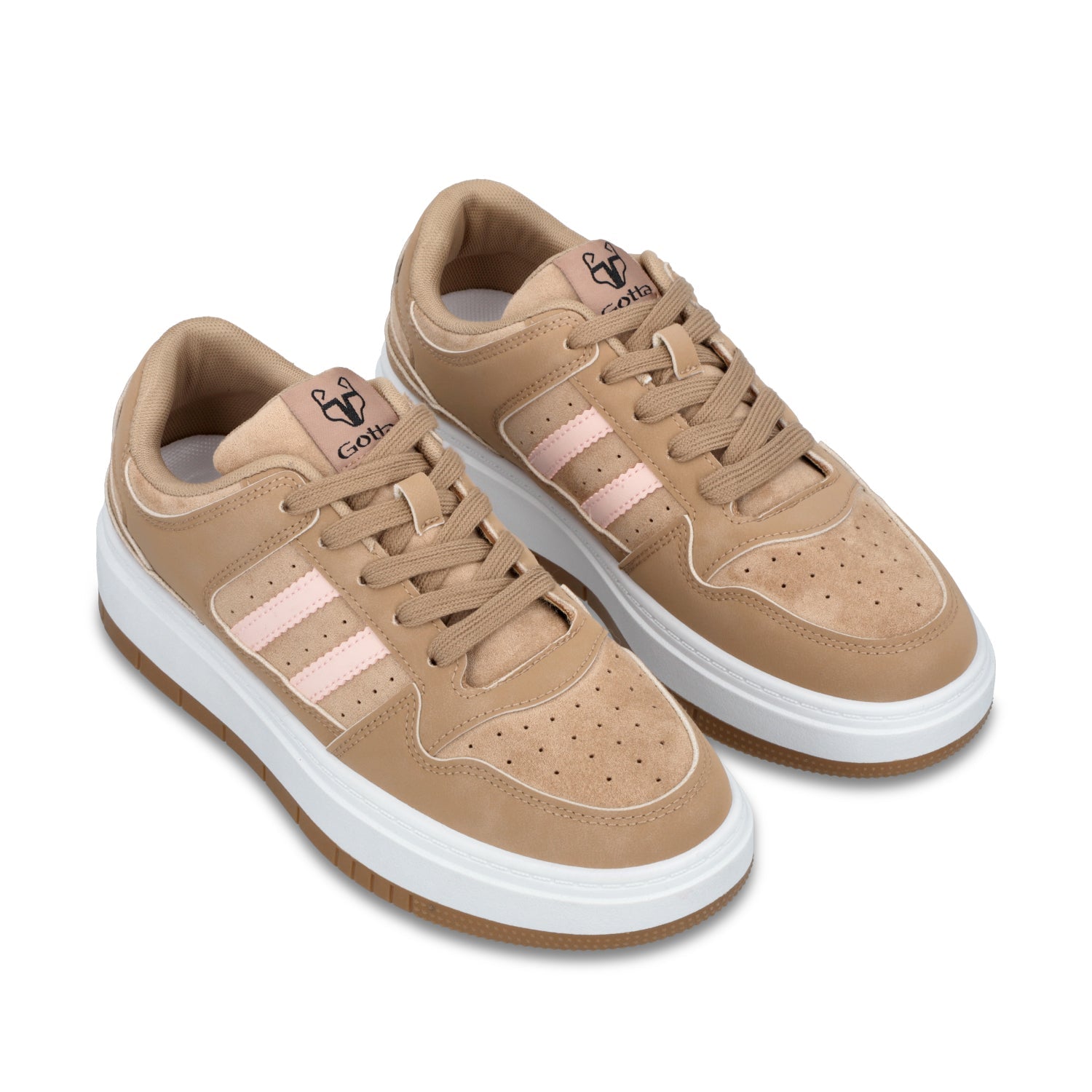 Tenis Plataforma Negra Mujer 58030 - Gotta Mexico