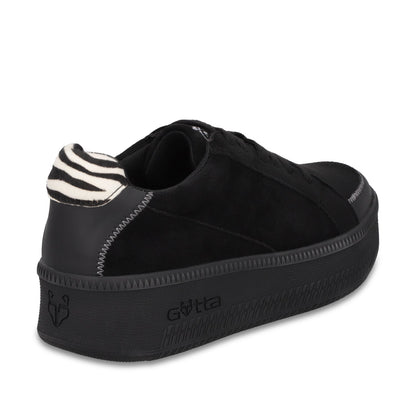Tenis Plataforma Negra Mujer 67310 - Gotta Mexico