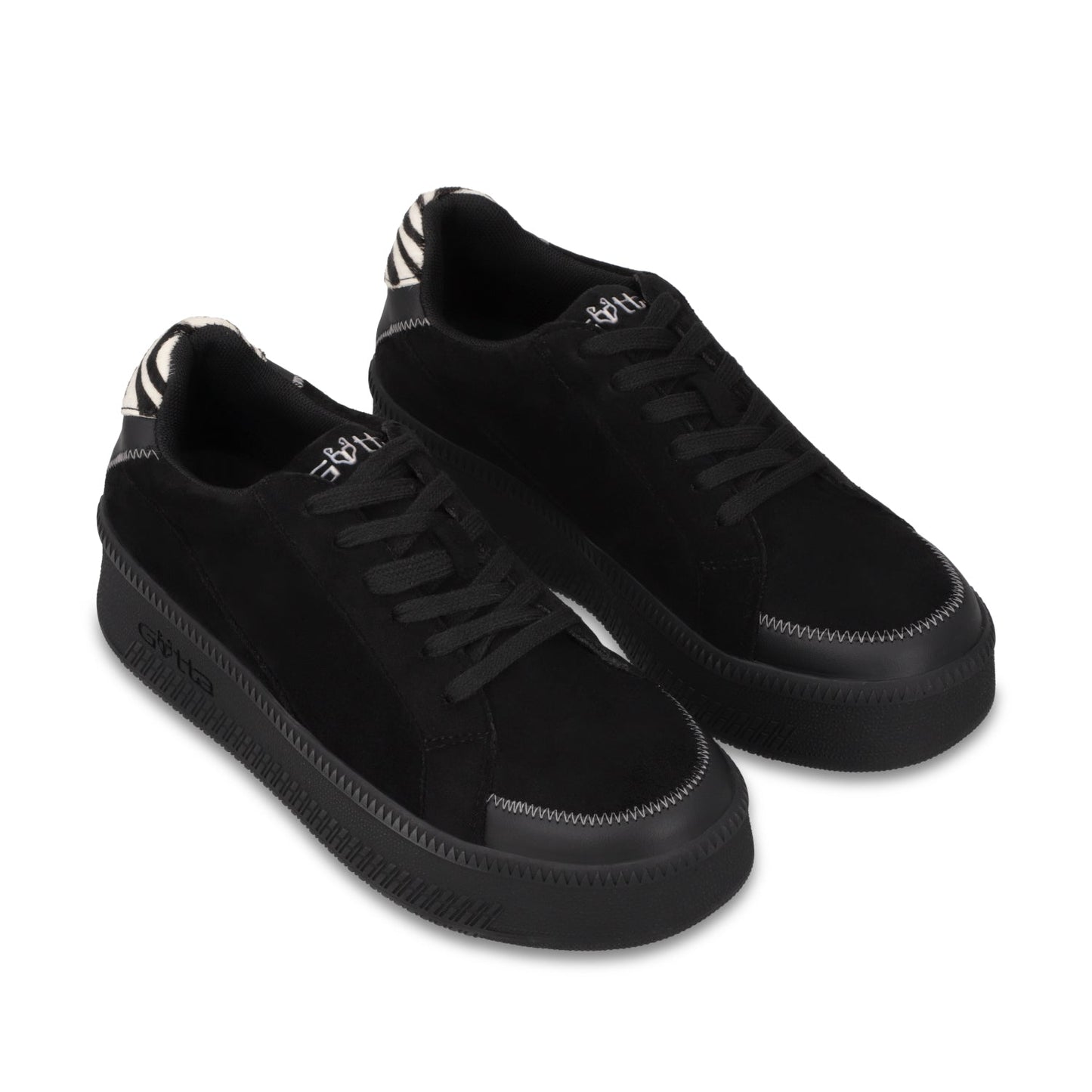 Tenis Plataforma Negra Mujer 67310 - Gotta Mexico