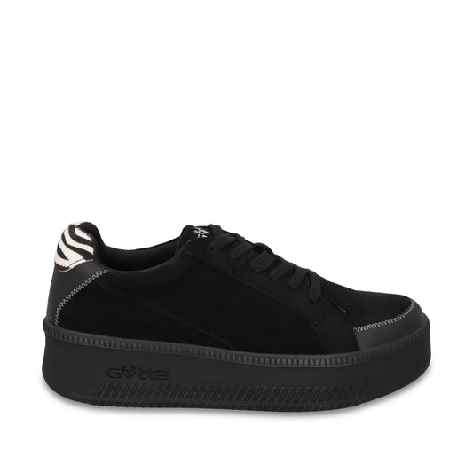 Tenis Plataforma Negra Mujer 67310 - Gotta Mexico