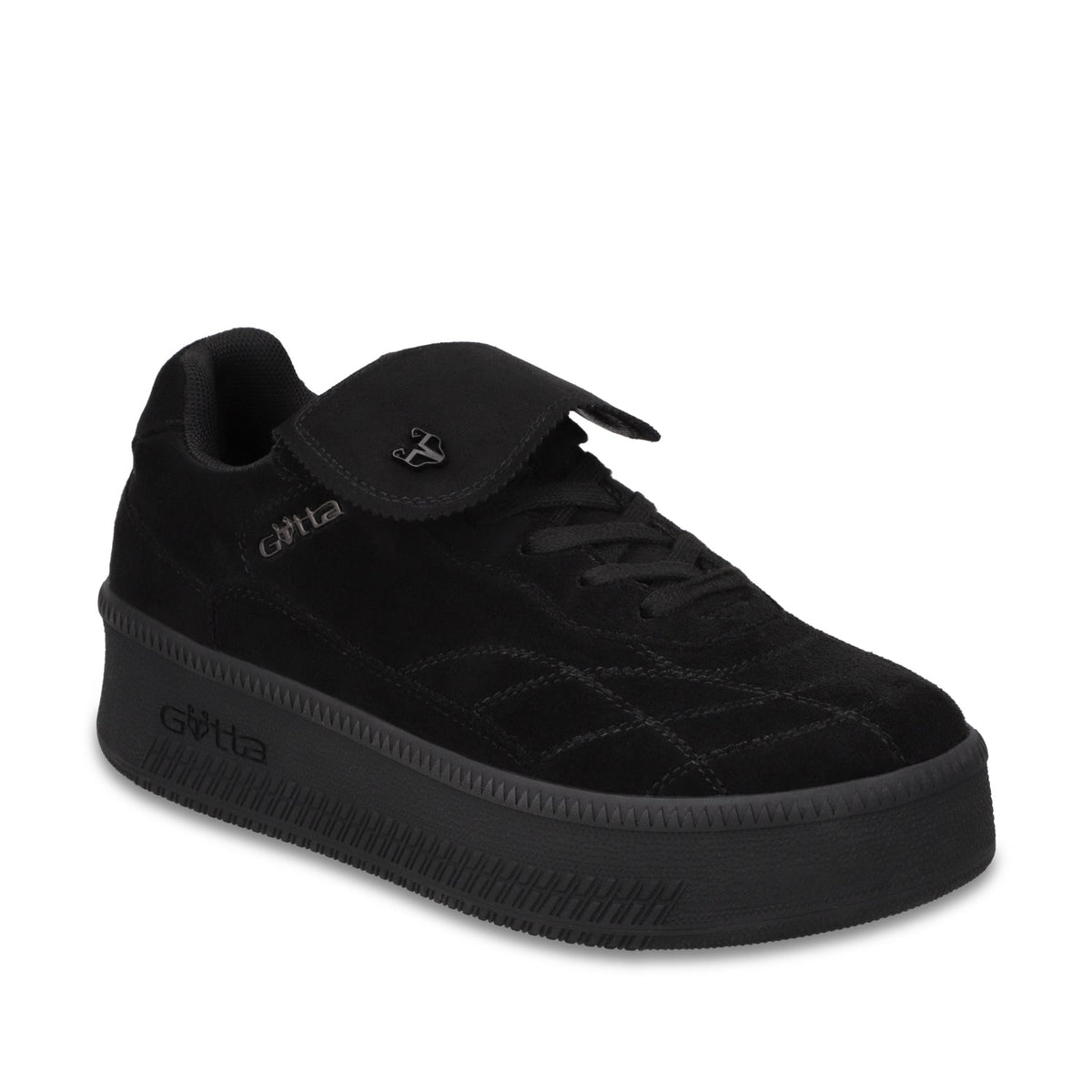 Tenis Plataforma Negra Mujer 67311 - Gotta Mexico