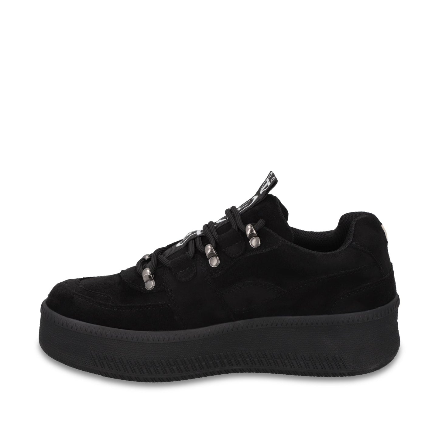 Tenis Plataforma Negra Mujer 67312 - Gotta Mexico