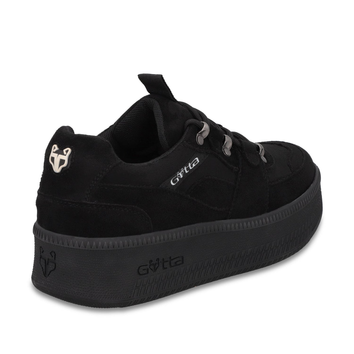 Tenis Plataforma Negra Mujer 67312 - Gotta Mexico