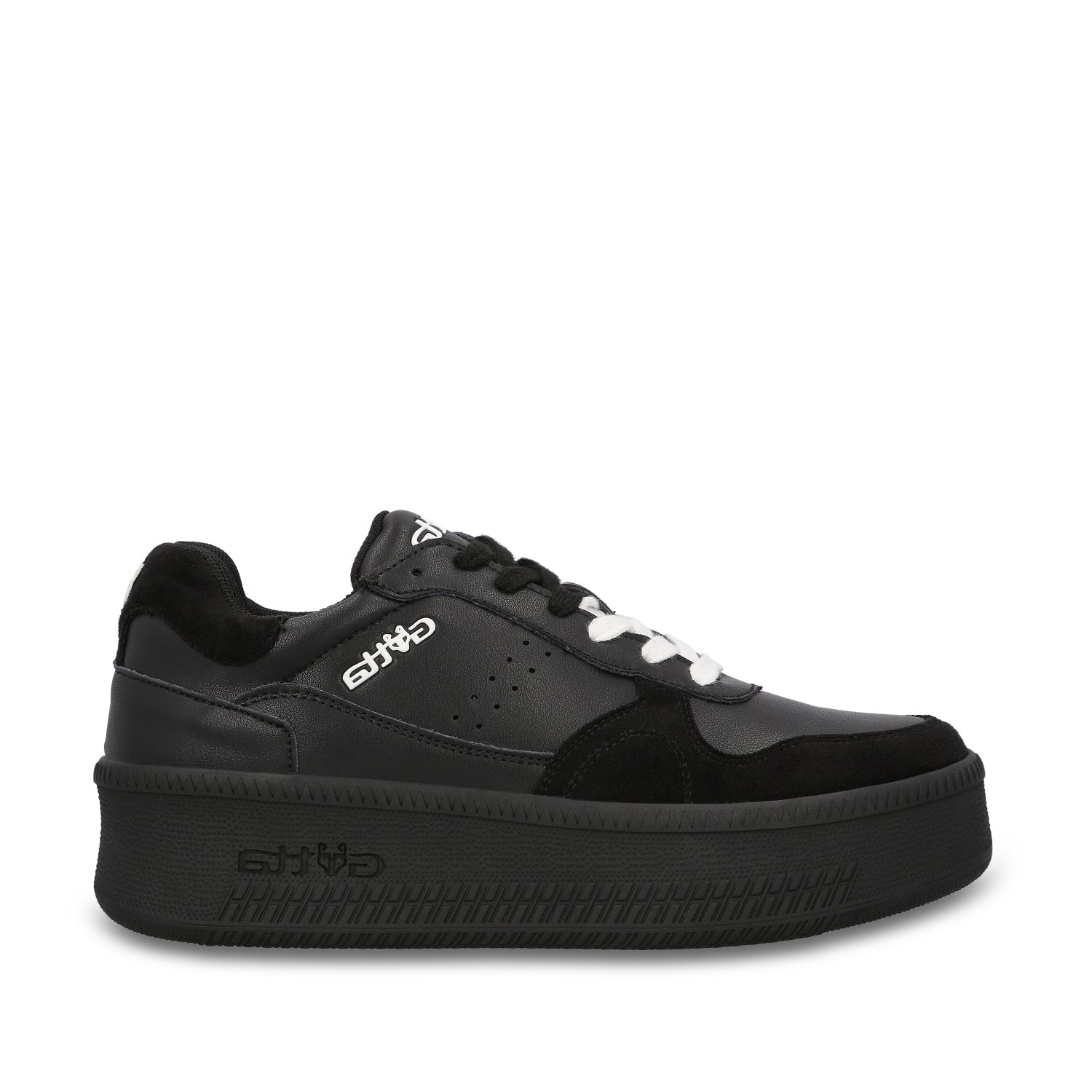 Tenis Plataforma Negra Mujer 67313 - Gotta Mexico