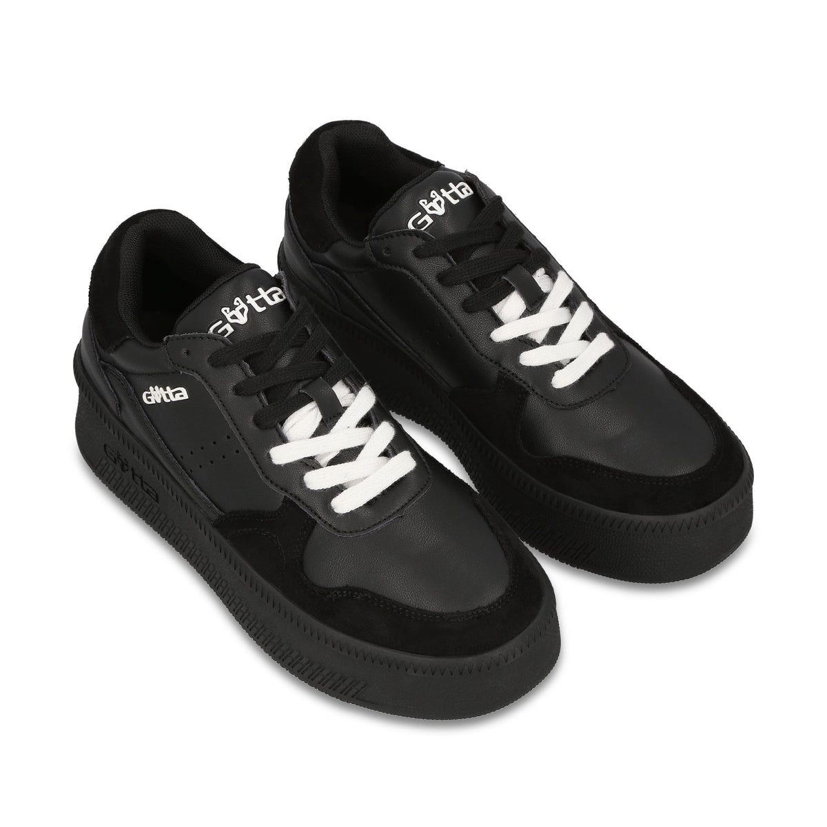 Tenis Plataforma Negra Mujer 67313 - Gotta Mexico