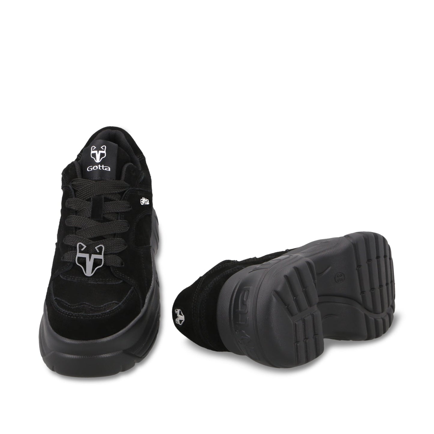 Tenis Plataforma Negra Mujer 9724A - Gotta Mexico