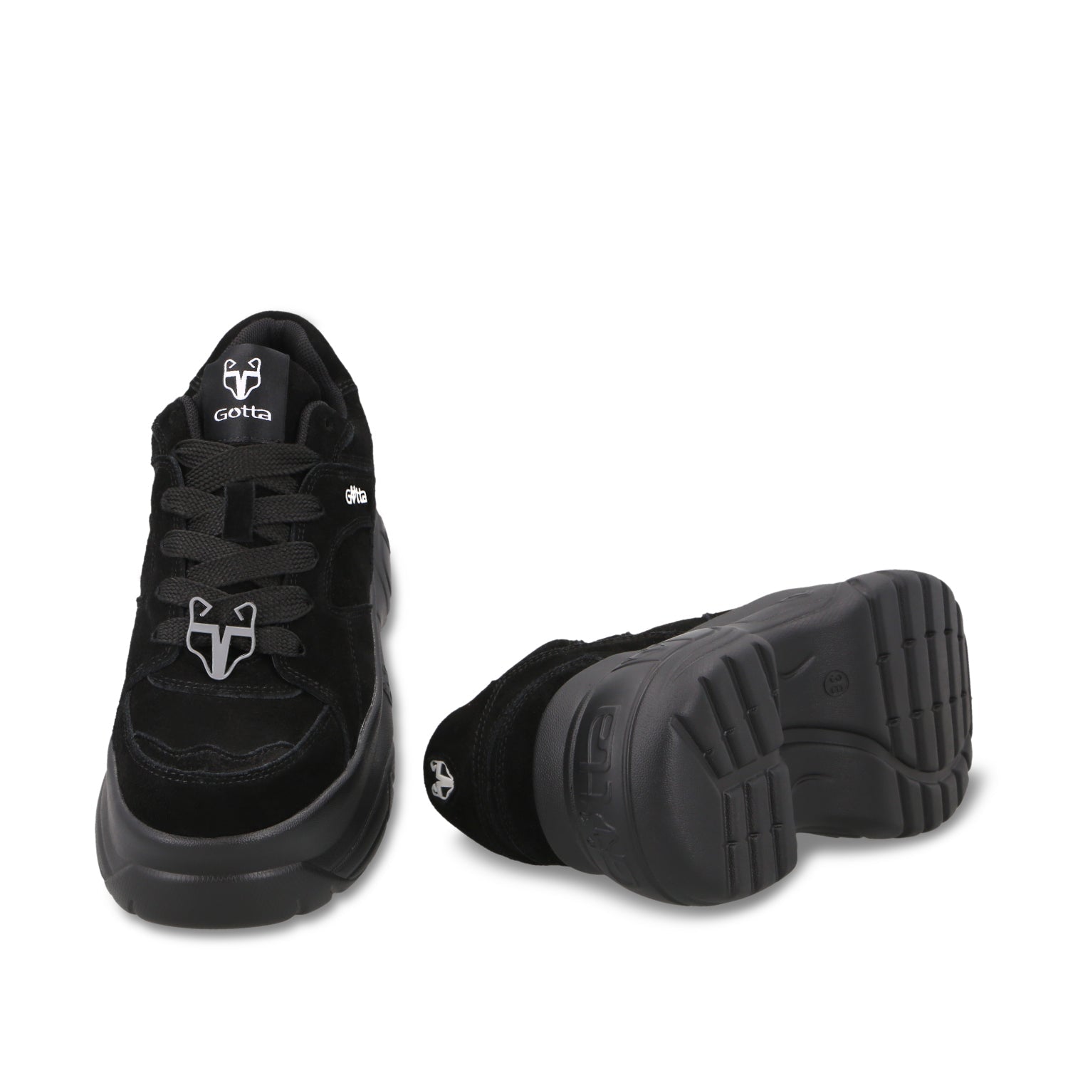 Tenis Plataforma Negra Mujer 9724A - Gotta Mexico