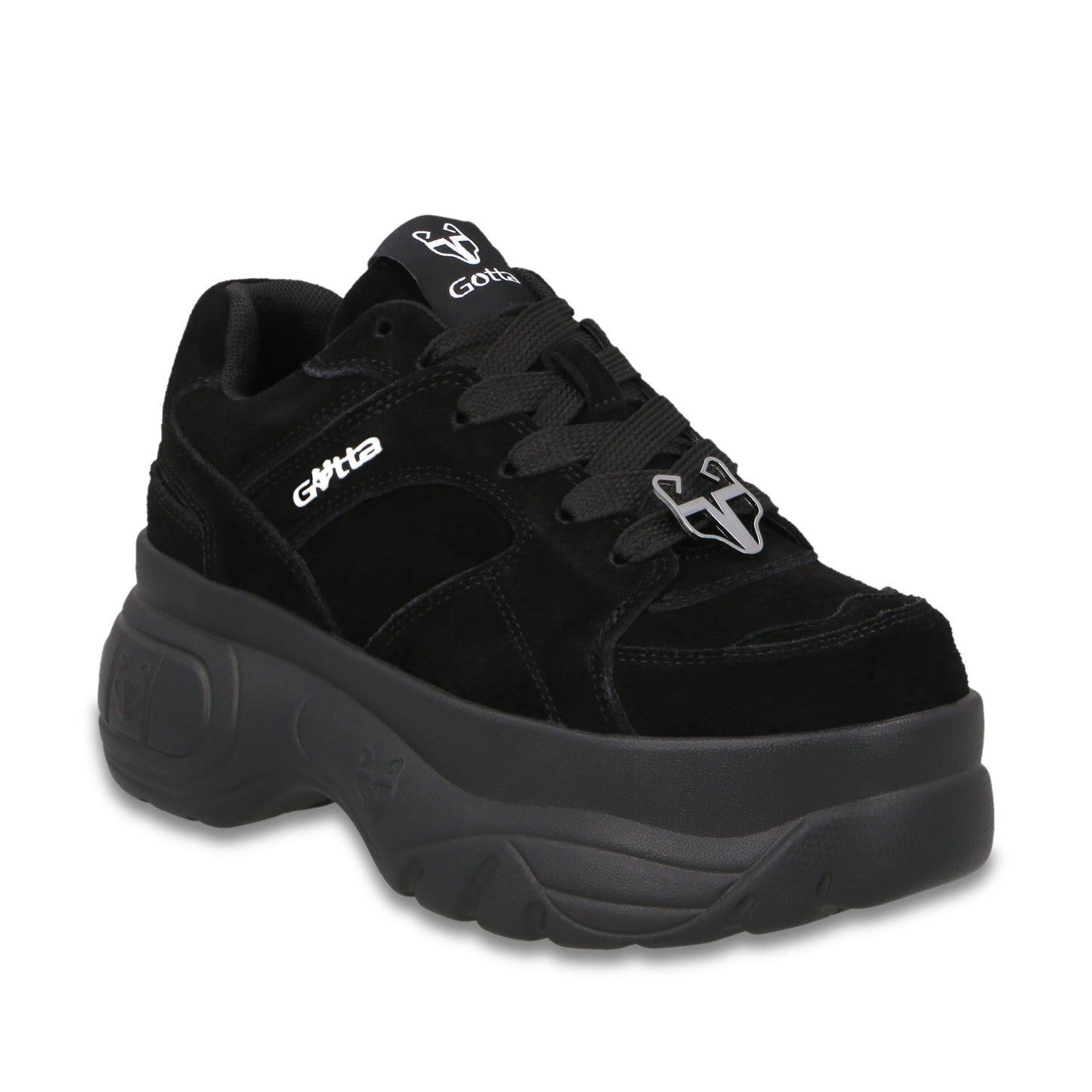 Tenis Plataforma Negra Mujer 9724A - Gotta Mexico