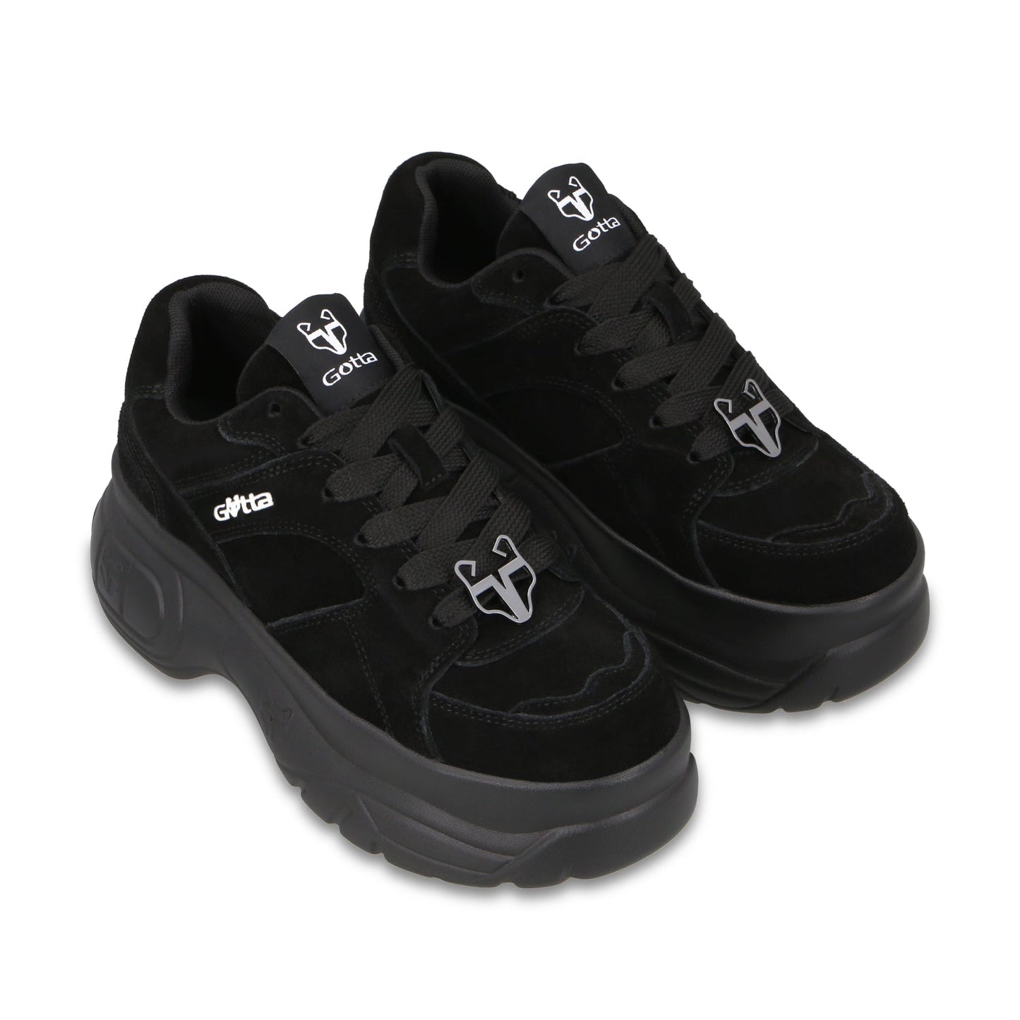 Tenis Plataforma Negra Mujer 9724A - Gotta Mexico